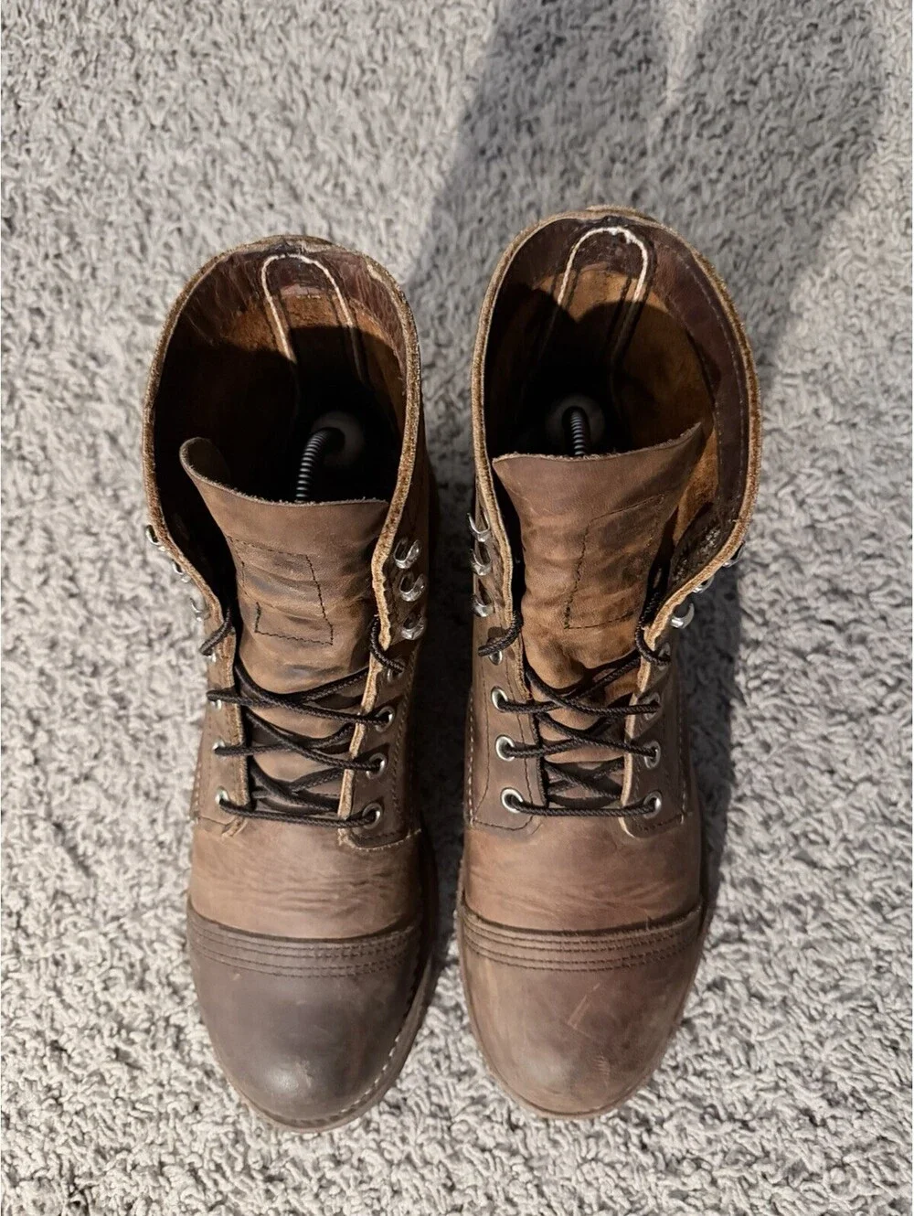 Red Wing Shoes 8115 Iron Ranger Men's Leather Boot Cooper Rough & Tough 7.5 D
